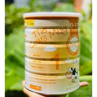 Sữa The Cows Mug số 1 (900g) - Bé tăng cao tăng cân phát triển toàn diện