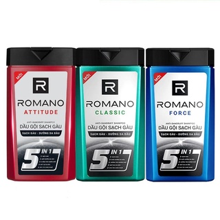 Dầu gội cao cấp Romano Classic 5 in 1 chai hàng tặng 150g