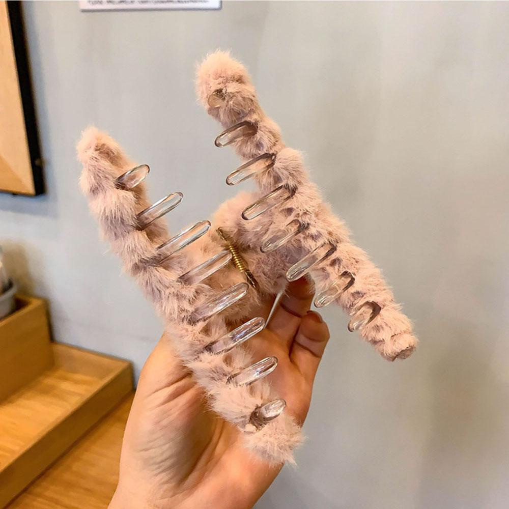 Kẹp Tóc Màu Trơn Thời Trang Thu Đông Cho Nữ