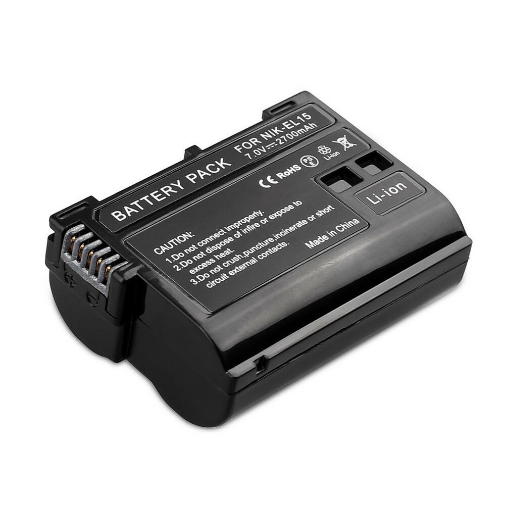 Pin máy ảnh Nikon EN-EL15 2700Ah cho Nikon D7000 D7100 D800 D800E D600 D610 D810 D7200 V1 D500