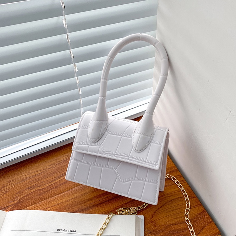 Túi đeo chéo IELGY bằng PVC họa tiết vân đá phong cách Hàn Quốc thời trang dành cho nữ