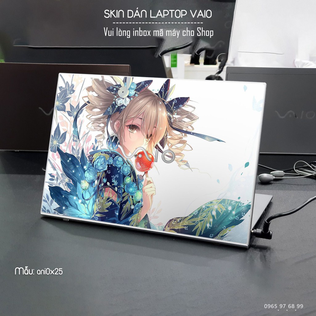 Dán decal cho các dòng Laptop Sony Vaio in nhiều mẫu cực dễ thương dành cho con gái