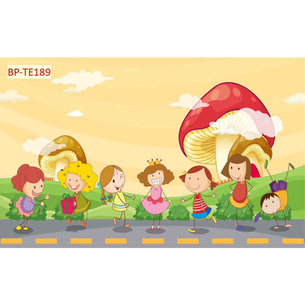 Tranh Dán Tường HOẠT HÌNH Chủ Đề Công Chúa, Siêu Nhân, Phim Hoạt Hình