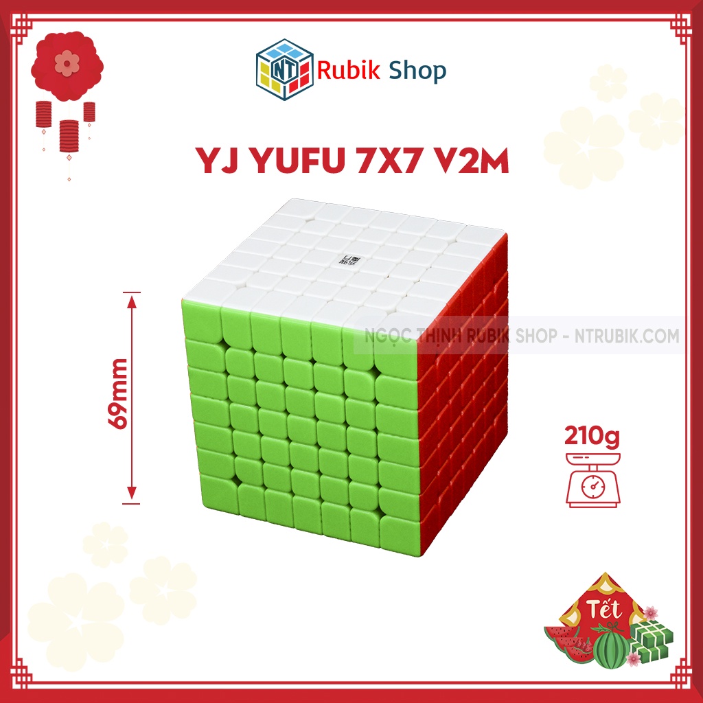 Rubik 7x7 YongJun YuFu YJ V2M Rubik 7 Tầng Có Nam Châm