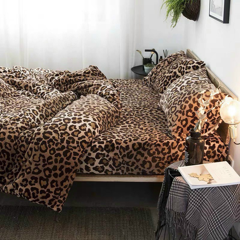 Bộ chăn ga cotton poly set 4 món chăn ga gối cao cấp - hàng nhập khẩu nhiều màu