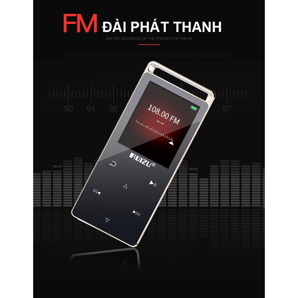 Máy nghe nhạc thể thao HiFi Ruizu D01 8GB