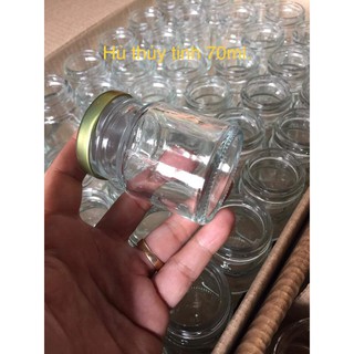 1 thùng hũ thủy tinh 70ml