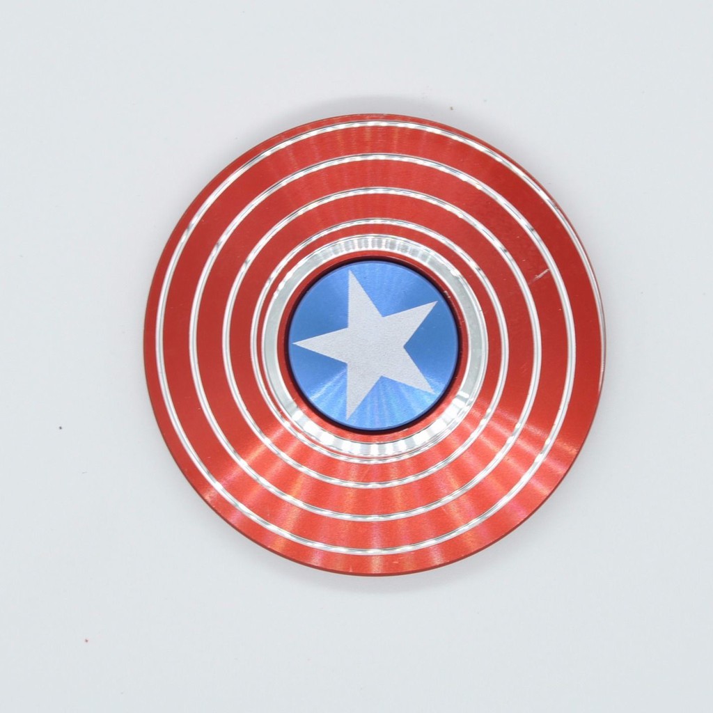 Con Quay Đồ Chơi Spinner Hình Khiên Captain America / Spiderman / Người Nhện / Người Lớn / Trẻ Em