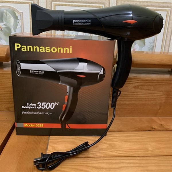 máy sấy tóc tặng kèm đầu chụp 2 dầu nóng lạnh - Công Suất 3500W