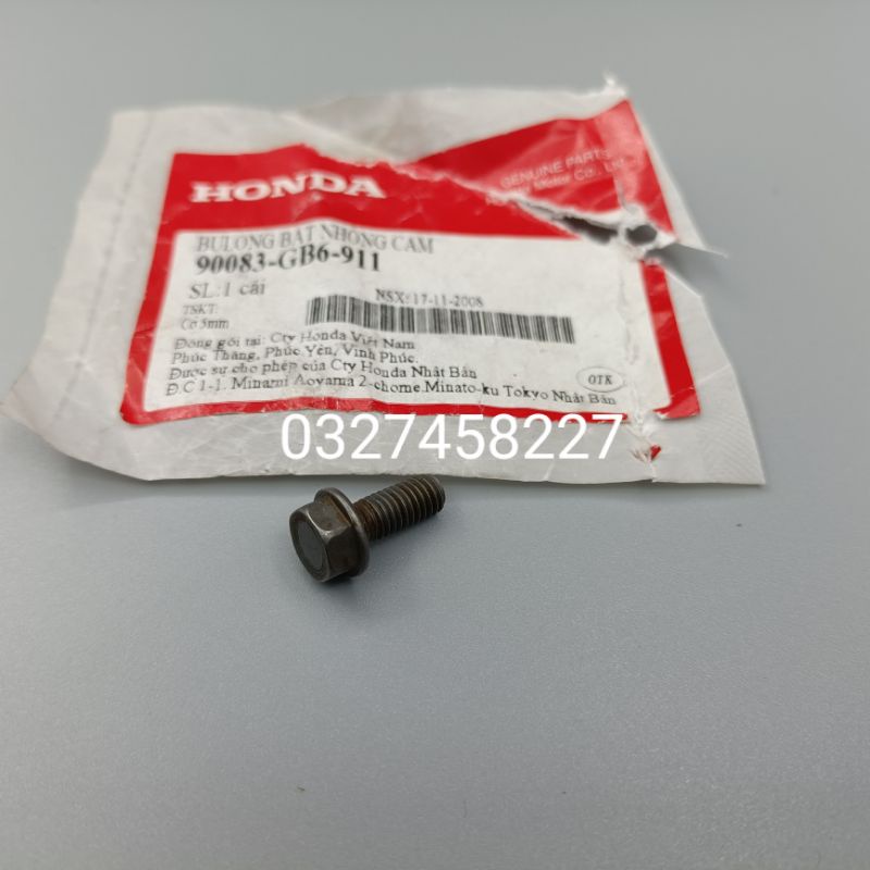 Ốc, bu lông bắt nhông dĩa cam xe DREAM, WAVE, FUTURE... zin 5mm
