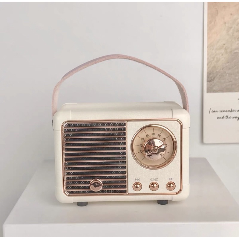 Loa bluetooth HM11 vintage decor phòng