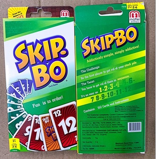 Bộ bài trò chơi Uno SKIP BO - Giấy Bìa Cứng Cao Cấp Skipbo Thẻ Bài Uno Vui Nhộn Độc Đáo