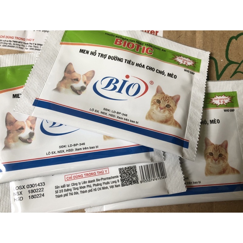 Biotic_men tiêu hoá BIO cho chó mèo