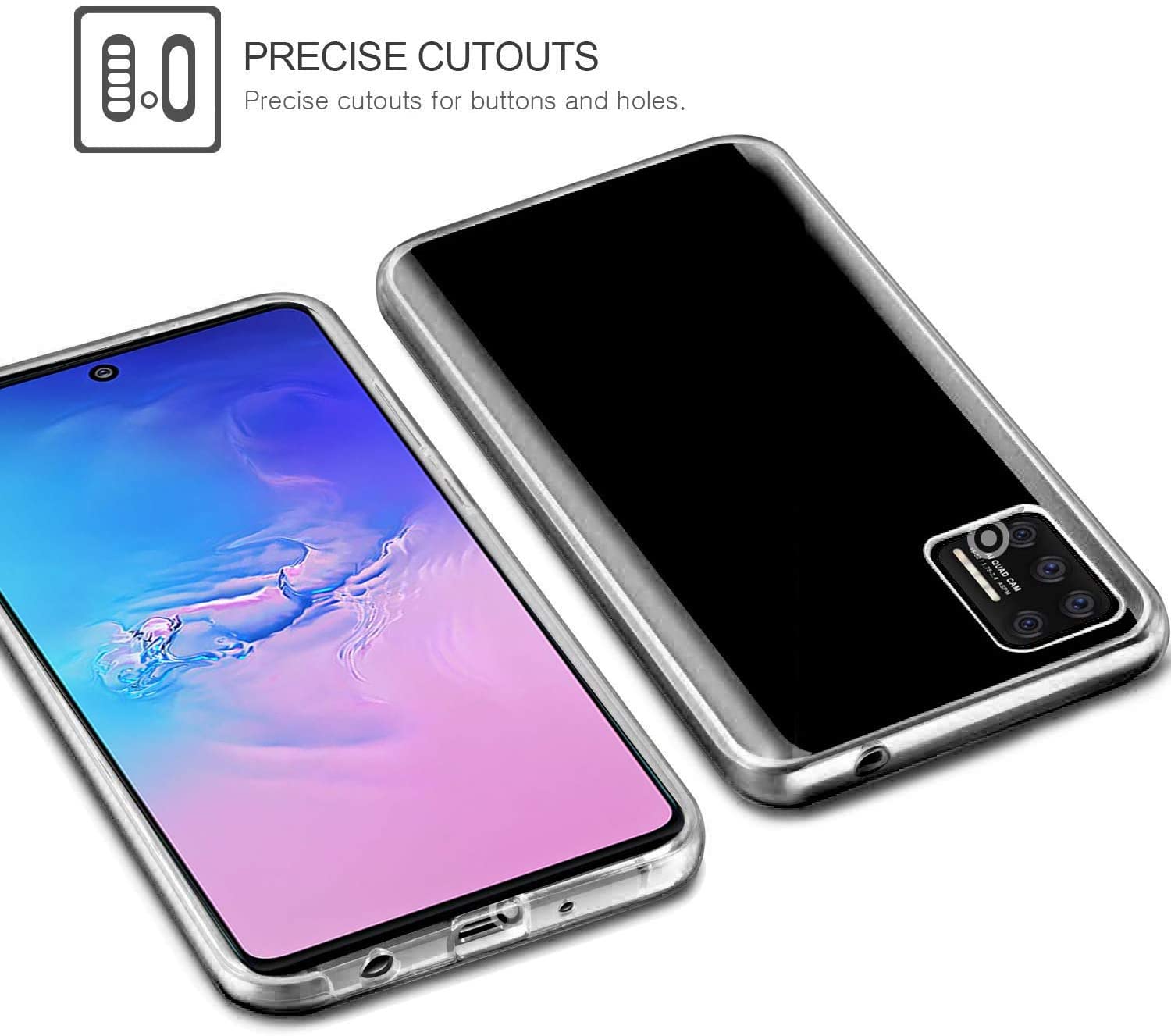 Topewon Ốp điện thoại chống sốc 360 độ Samsung Galaxy Note 20 Ultra 8 9 10 S10 S20 Plus A51 A71 A10 A30 A50 A70