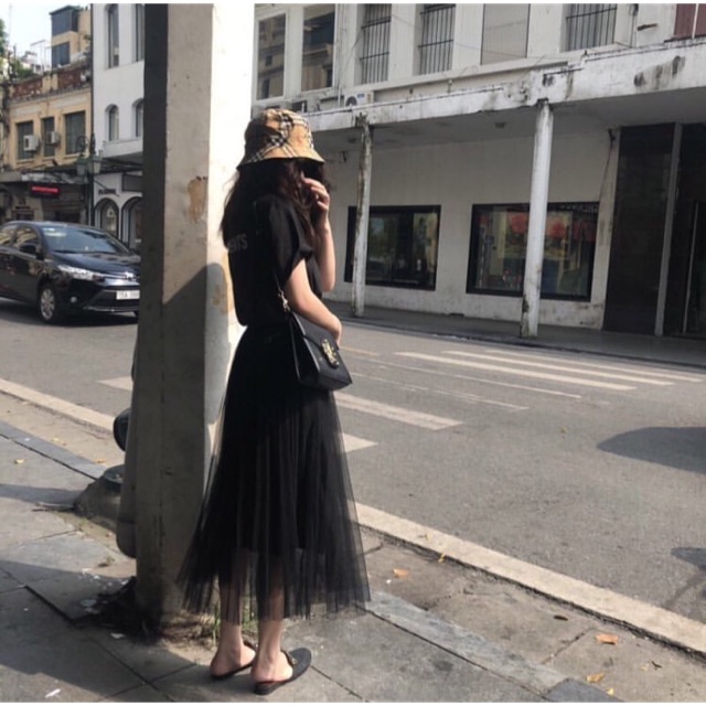 Veil skirt (loại xếp li) | BigBuy360 - bigbuy360.vn
