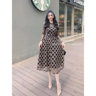 ĐẦM REN BI TÙNG XOÈ CAO CẤP