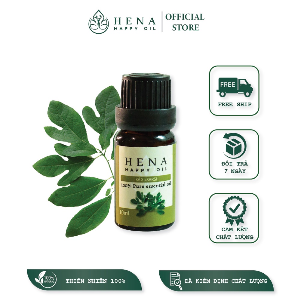 Tinh dầu Gù Hương ( Xá Xị ) Hena - Mùi thơm dễ chịu của xá xị - Lọ 10ml