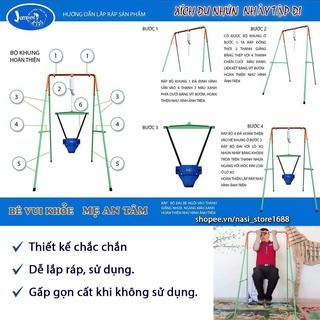 Xích đu nhún nhảy tập đi [Voucher Giảm Ngay 50K] cho bé Jumper Kids JPK101 bảo hành chính hãng đến 2 năm