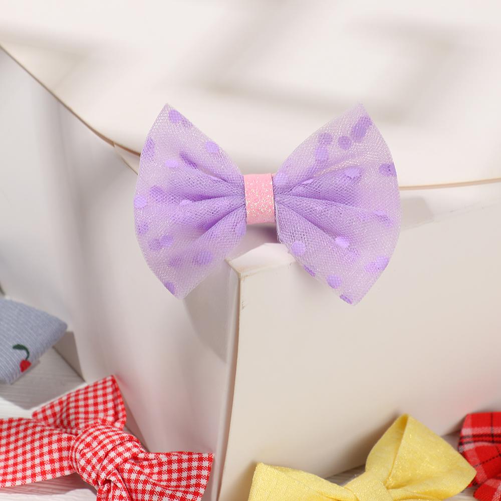 Set 5 Kẹp Tóc Họa Tiết Sọc Caro Xinh Xắn Hợp Thời Trang