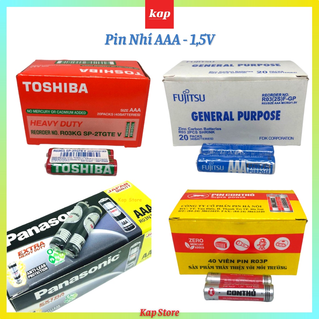 Pin Nhí AAA 1,5V - Hàng Chính Hãng