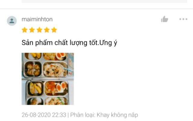 Khay cơm 4 ngăn  Hàn Quốc