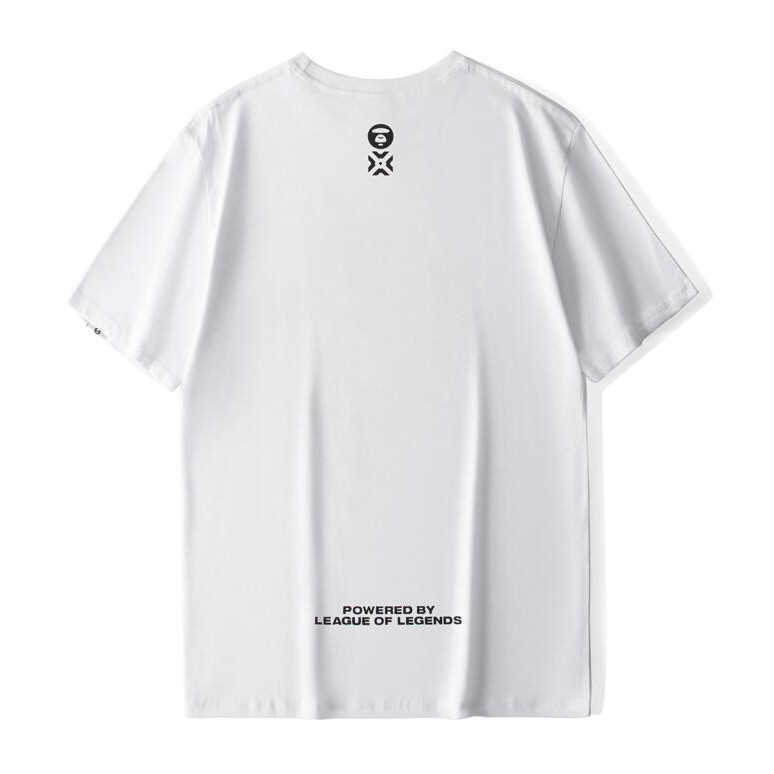Áo Thun Cotton Ngắn Tay In Chữ Aape Thời Trang Cho Nam Và Nữ | BigBuy360 - bigbuy360.vn