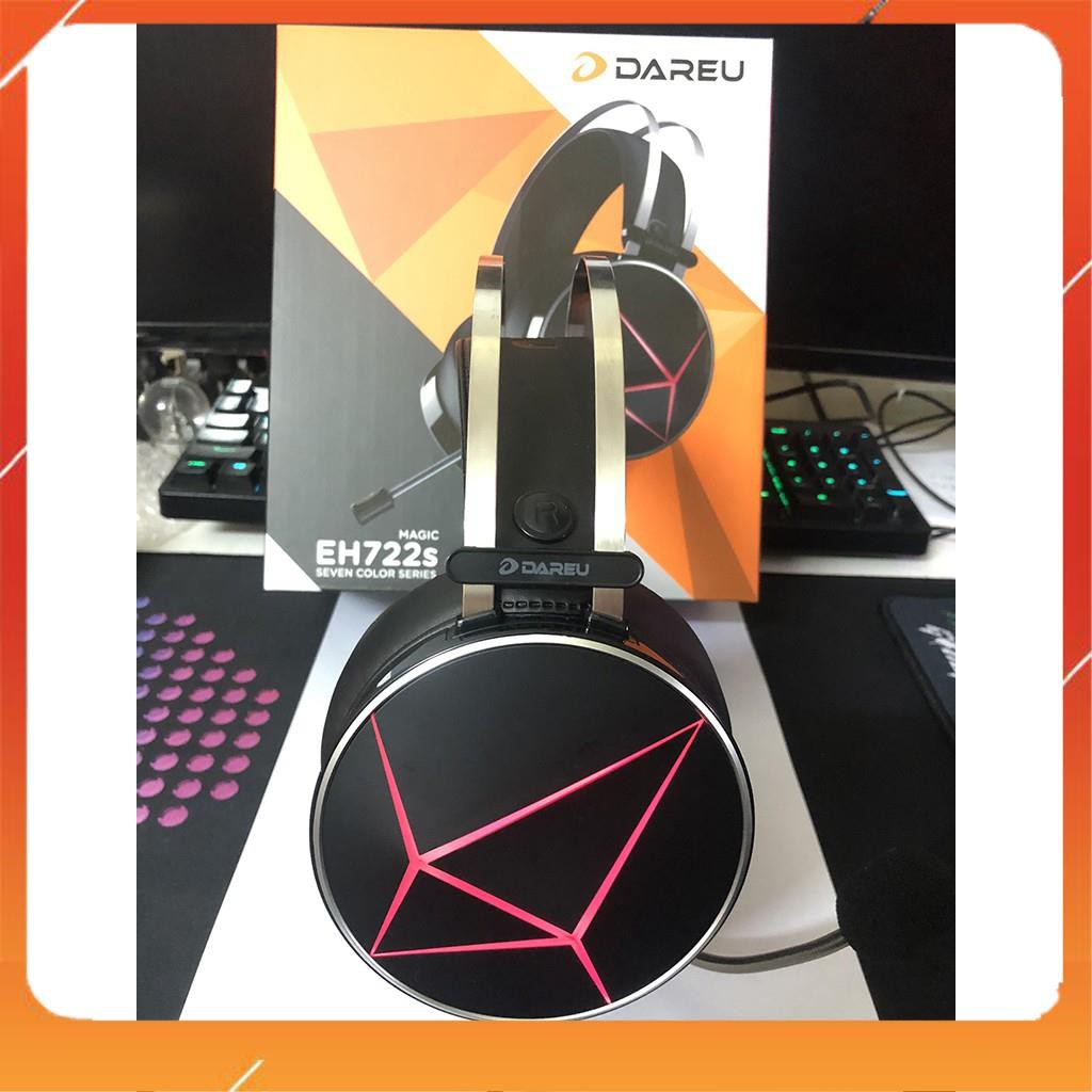 [ HÀNG SIÊU CẤP ] Tai nghe Gaming Dareu EH722S 7.1 - Led RGB - Âm thanh giả lập - BH 12 Tháng [ CHÍNH HÃNG ] | BigBuy360 - bigbuy360.vn