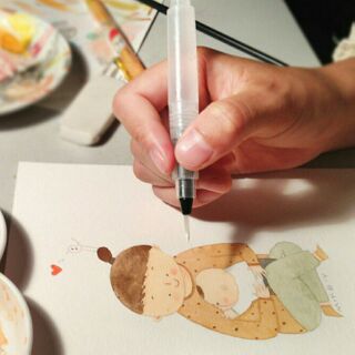 Bộ 3 bút lông cho màu nước