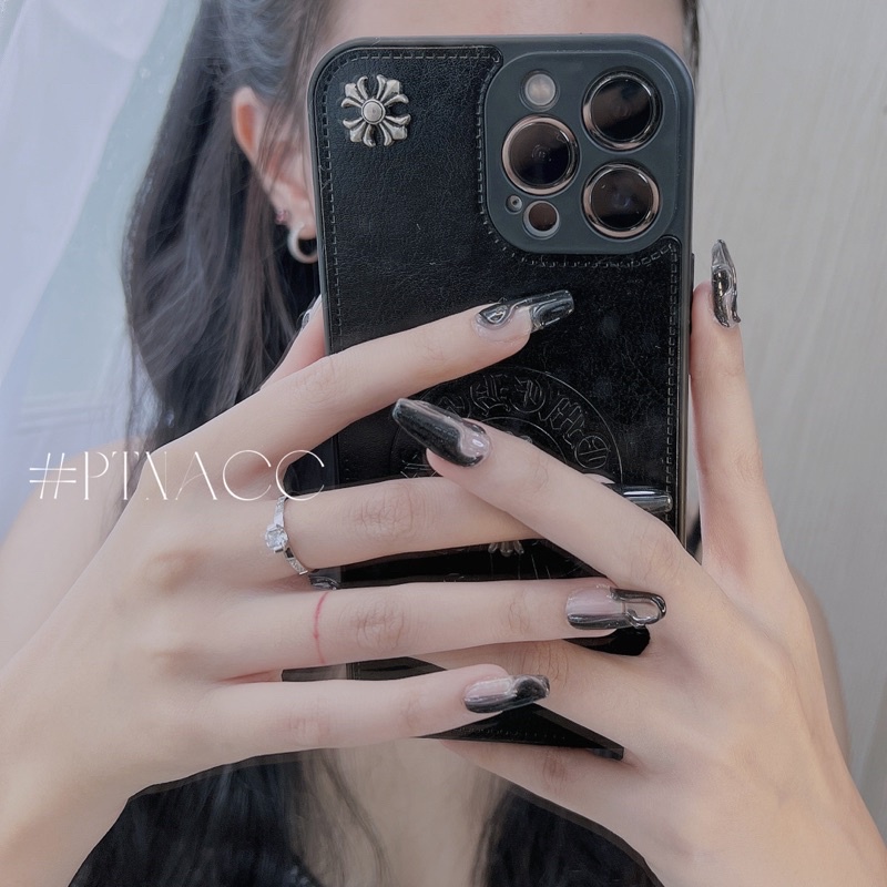 Nhẫn nữ titan hột cao, nhẫn mảnh kiểu đơn giản mang hằng ngày .PTNACC.