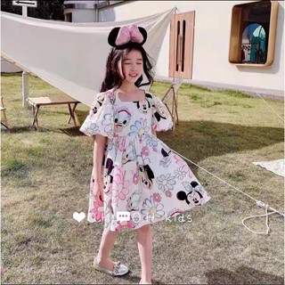 Váy bé gái mickey
