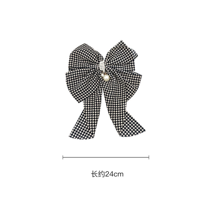 Kẹp Tóc Hình Nơ Lớn Phong Cách Hàn Quốc Cổ Điển Dành Cho Nữ