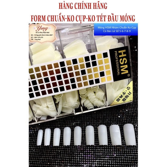 Móng Up HSM NHÁM Chính Hãng-Ko Tét Đầu Móng