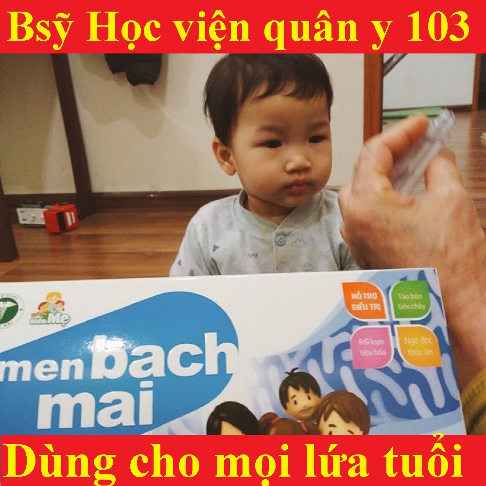Men sống bạch mai hộp 20 ống (dùng cho trẻ táo bón,tiêu chảy,rối loạn tiêu hóa, kém ăn chậm lớn) | BigBuy360 - bigbuy360.vn