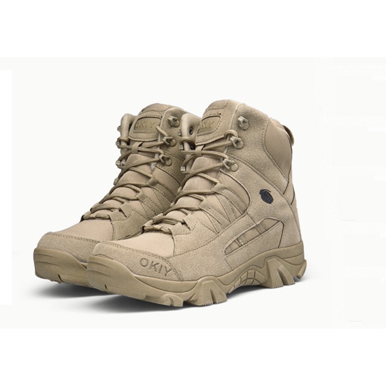 Giày Bốt Quân Đội Chống Nước Cho Nam