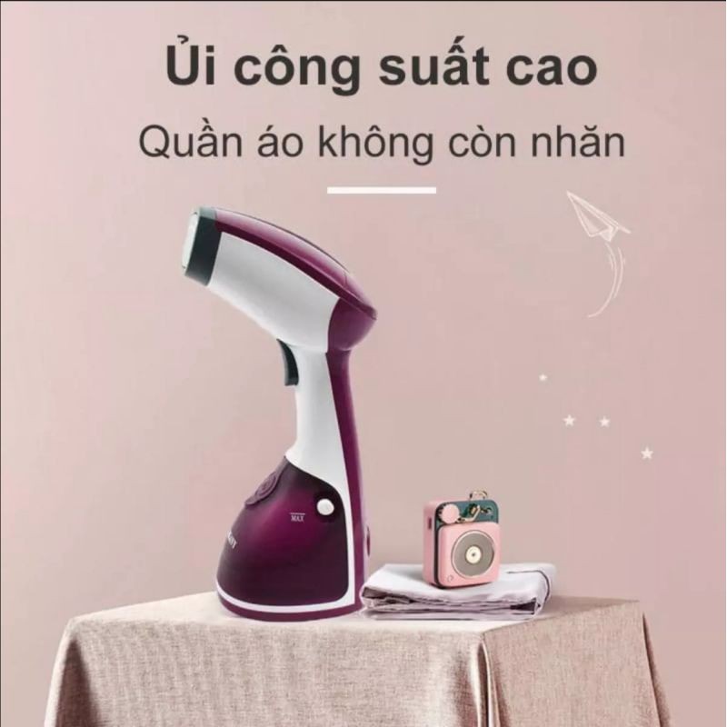 Bàn là hơi nước cầm tay, bàn ủi hơi nước cầm tay SOKANY 1200W ủi phẳng mọi chất vải BL20