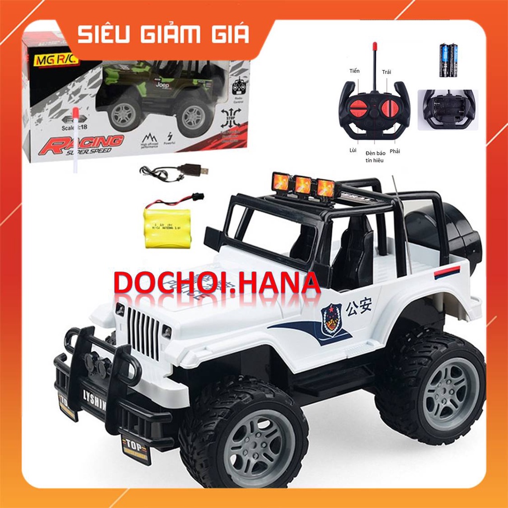 Xe Điều Khiển Từ Xa  TẶNG PIN  Điều khiển 4 chiều,Kiểu dáng xe địa hình,Có đèn nhấp nháy,Bé luyện kỹ năng.