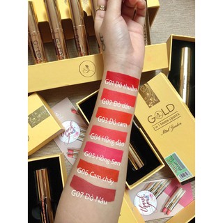 SON GOLD 2 ĐẦU SIÊU LÌ MỀM MÔI  (FULL HỘP + NGUYÊN TEM CHÍNH HÃNG)