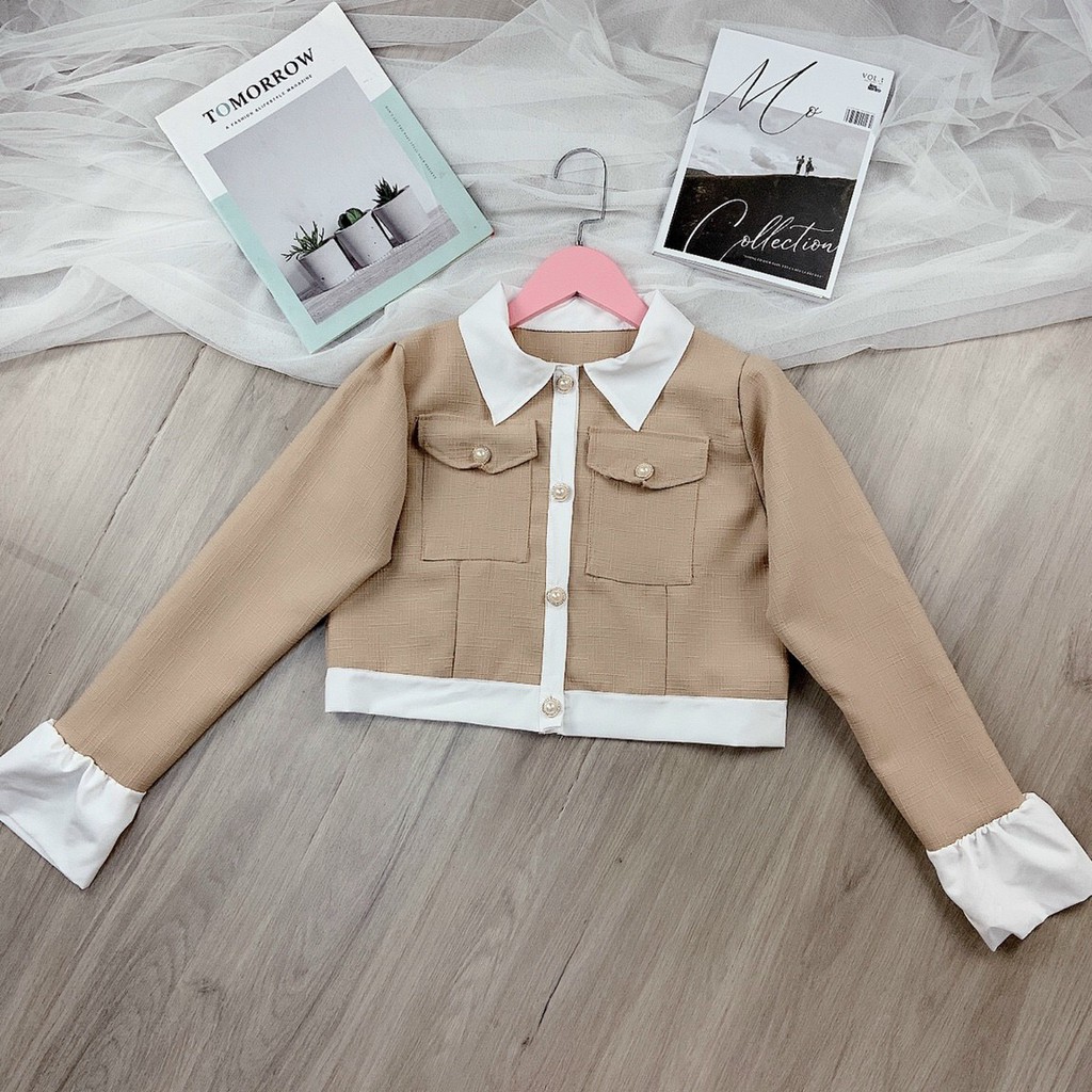 Áo khoác nữ kiểu Hàn - Áo khoác kiểu nữ thời trang | BigBuy360 - bigbuy360.vn