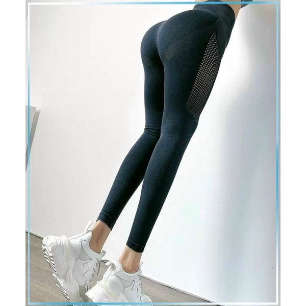 Quần legging dài tập thể thao QS cao cấp cho nữ - chun mông, 4 màu
