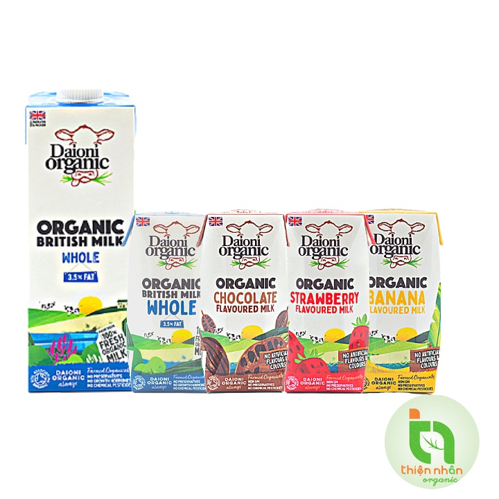 Sữa tươi hữu cơ Daioni 200ml