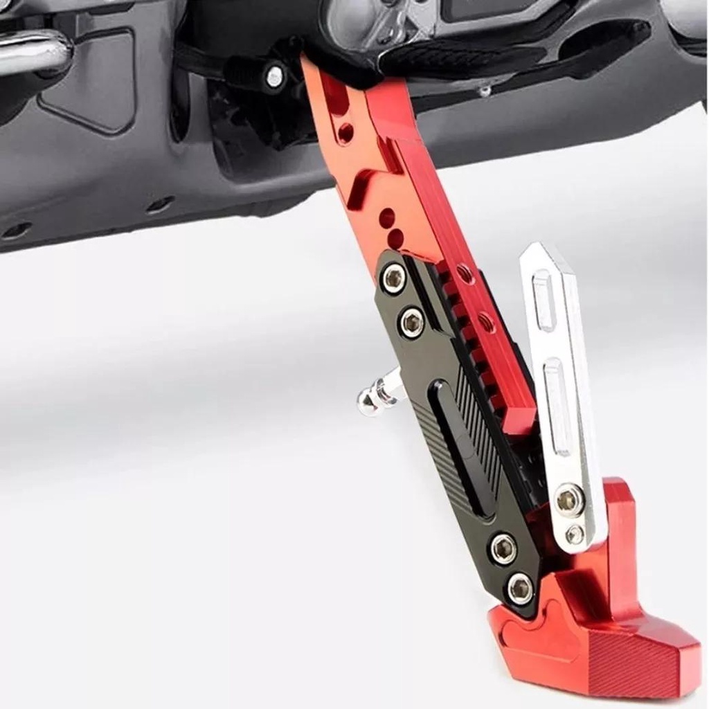 Chân Chống Xe Máy, Xe Đạp Điện CNC Tăng Chỉnh Dài Ngắn