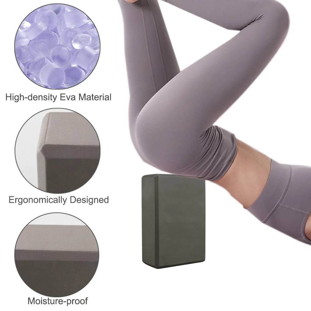Yoga Brick Eva Yoga Block Colorful Foam Block Bolster Yoga Exercise Workout Training Bodybuilding Equipment Yoga Cushion
