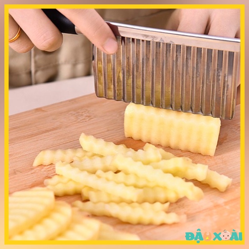 Dao thái rau củ lượn sóng chế biến ăn dặm cho bé