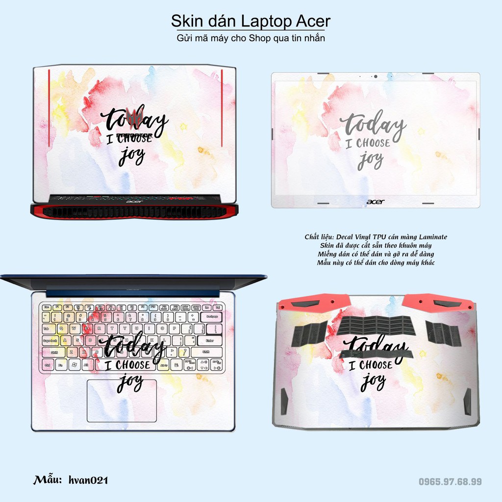 Skin dán Laptop Acer in hình Hoa văn _nhiều mẫu 4 (inbox mã máy cho Shop)