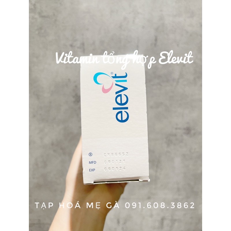 Vitamin tổng hợp Elevit mẫu mới cho mẹ bầu của Úc