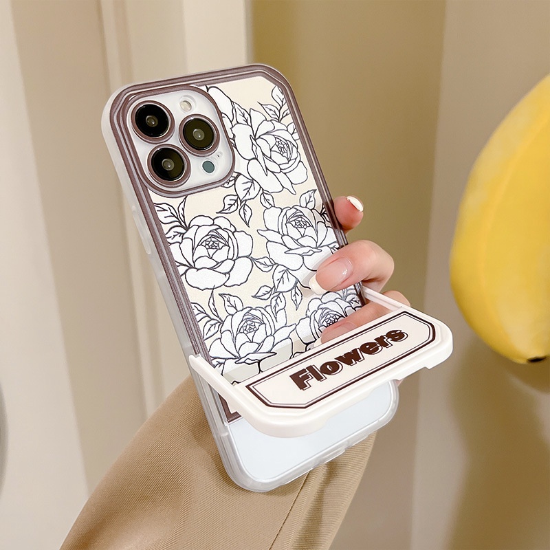 Ốp lưng iphone Ốp Điện Thoại Có Giá Đỡ Ẩn Cho iphone13Promax 11 / 12Pro 6 / 7 / 8plus Dinuo case