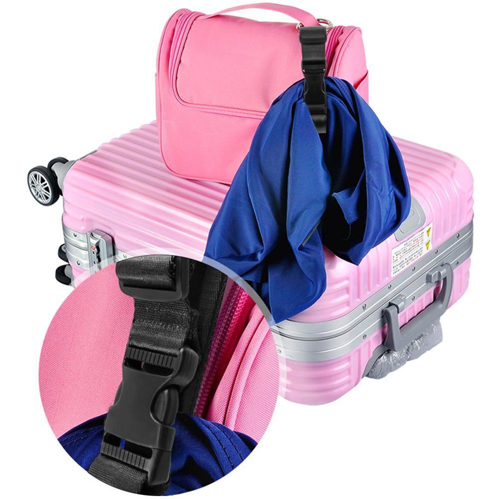 [double]4 Pcs Outdoor Strap Buckle Packing Straps Adjustable Belt Nylon Binding Strap with Buckle Luggage Strap for