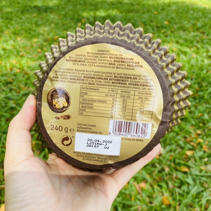 Socola Rocher cầu vàng 240g & Rocher cầu đen Rondnoir 125g đen có sẵn