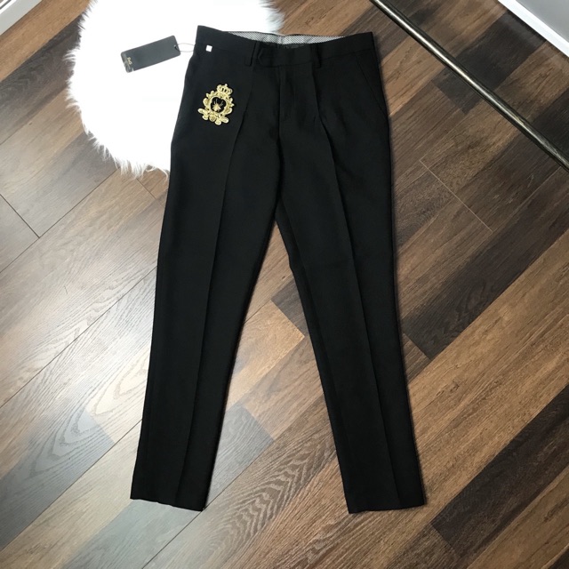 Quần Âu logo thêu siêu cấp có sẵn 4 mẫu hót