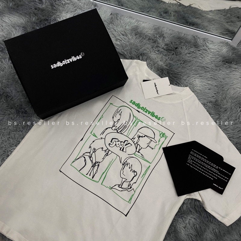 Áo thun ANNIVERSARY 500,000 SADBOIZAINTCRY